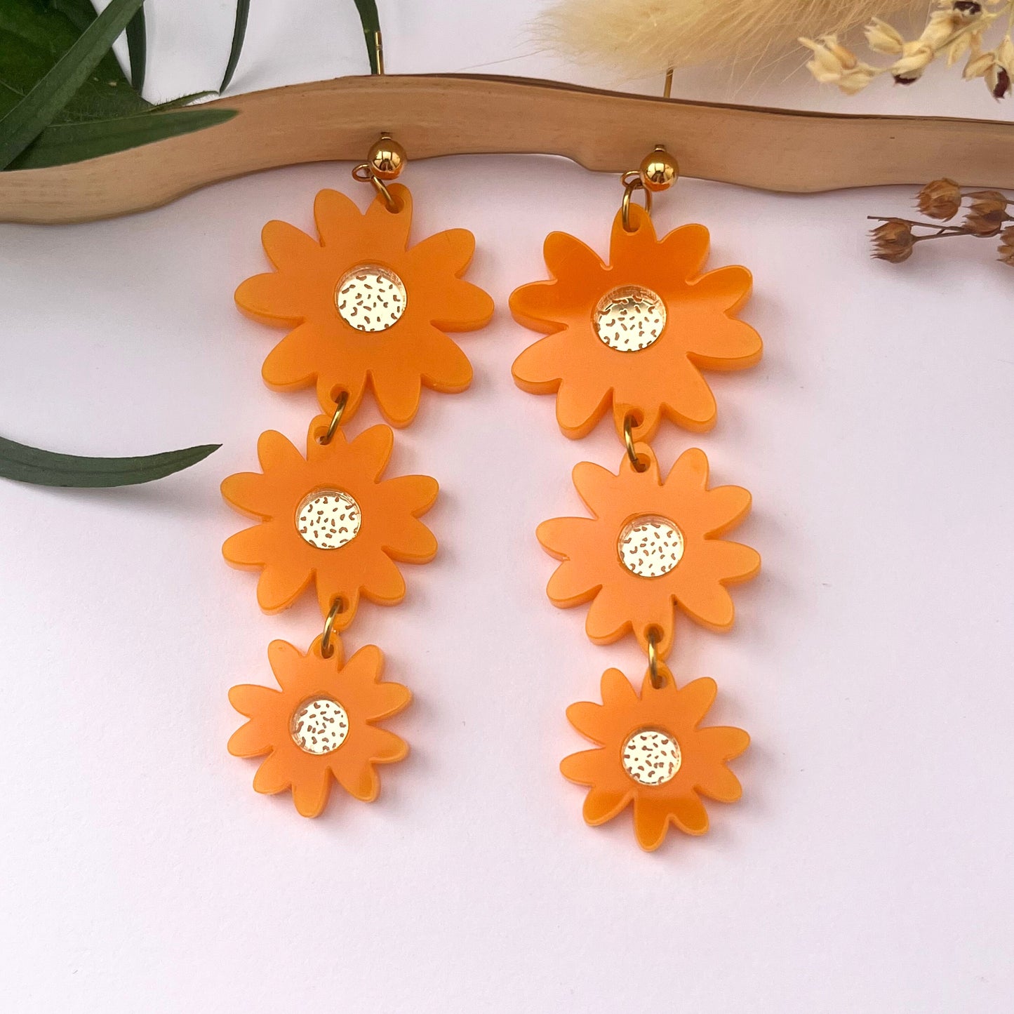 Boucles d'oreilles Trio Daisy