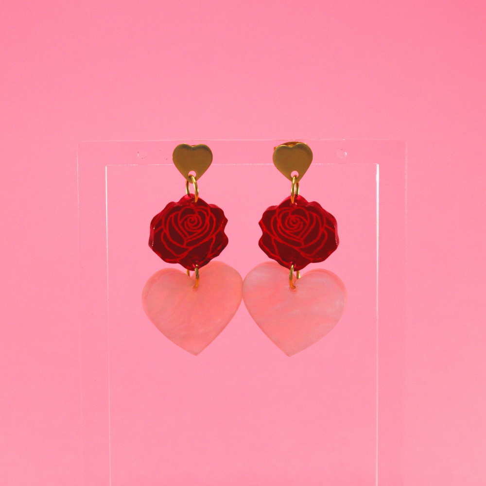 Boucles d'oreilles Love