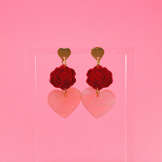 Boucles d'oreilles Love