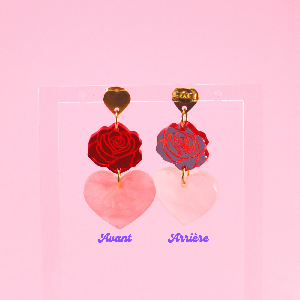 Boucles d'oreilles Love