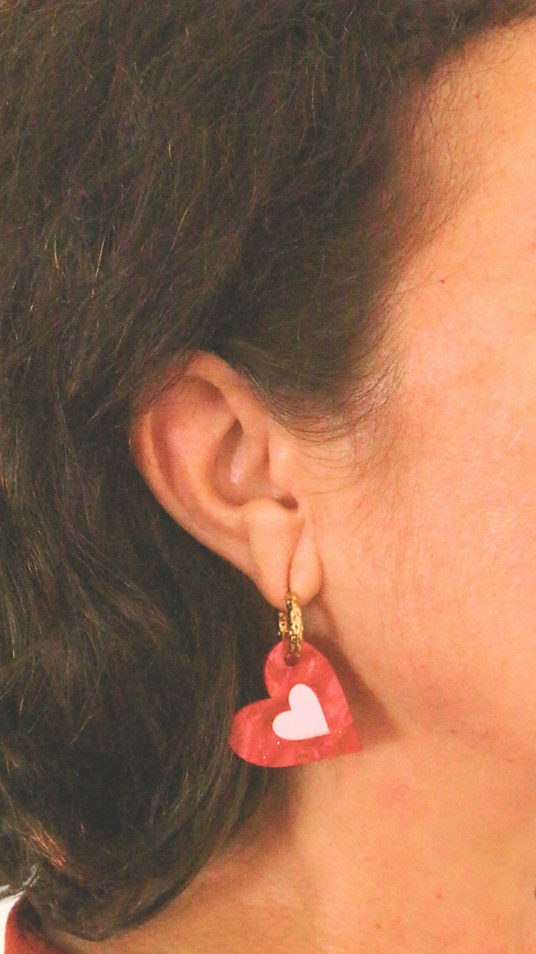 Créoles COEUR (modèle incliné)