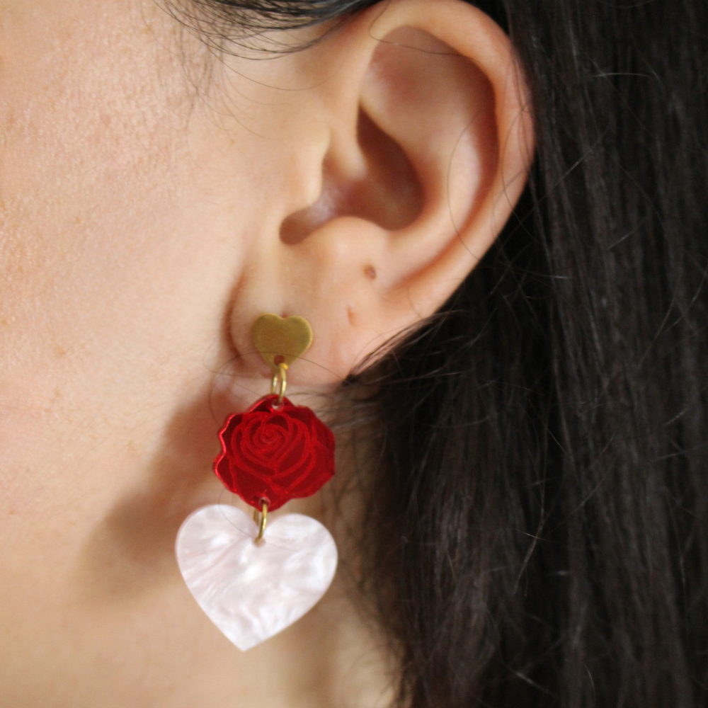 Boucles d'oreilles Love