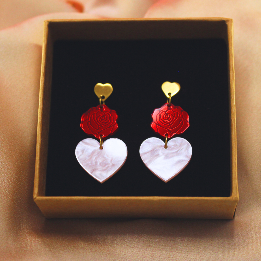 Boucles d'oreilles Love