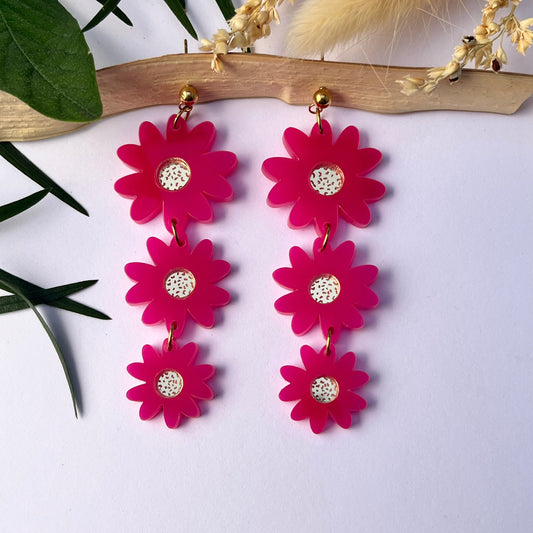 Boucles d'oreilles Trio Daisy